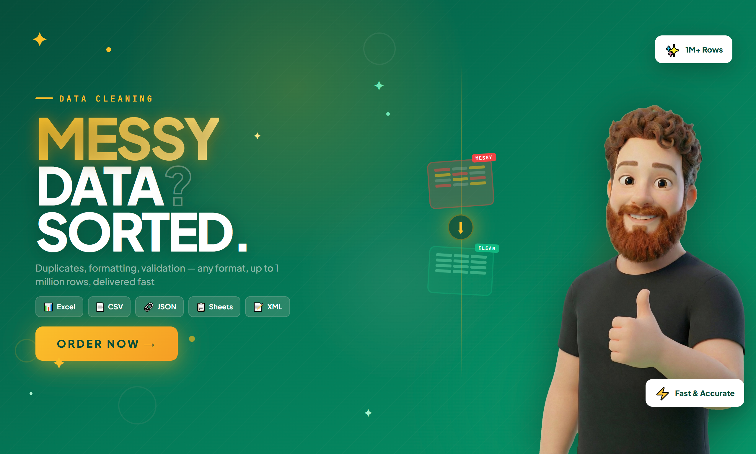 Data Cleaning & Formatting